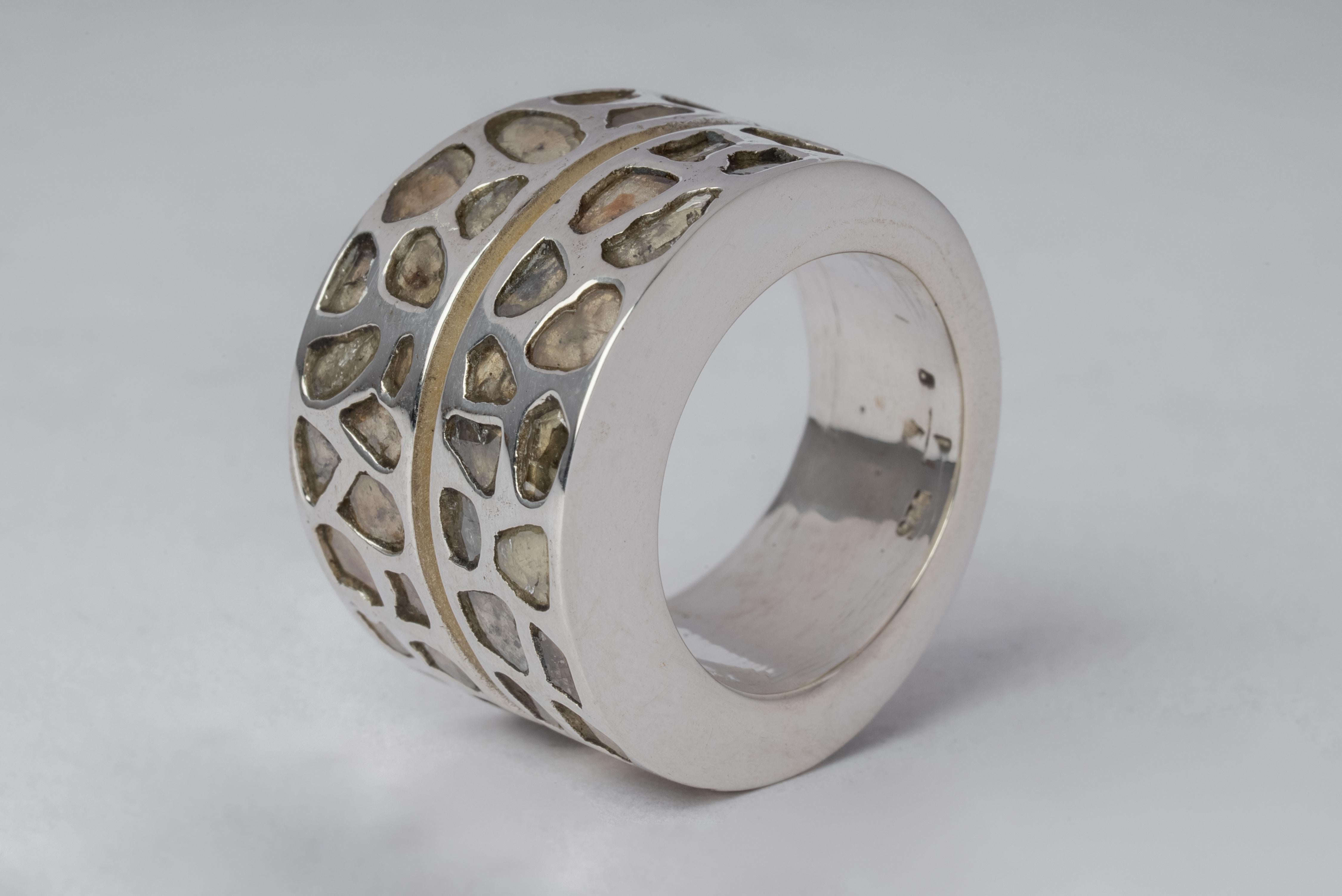 For Sale:  Crevice Ring (Mega Pavé, Wide, PA+DIA) 2