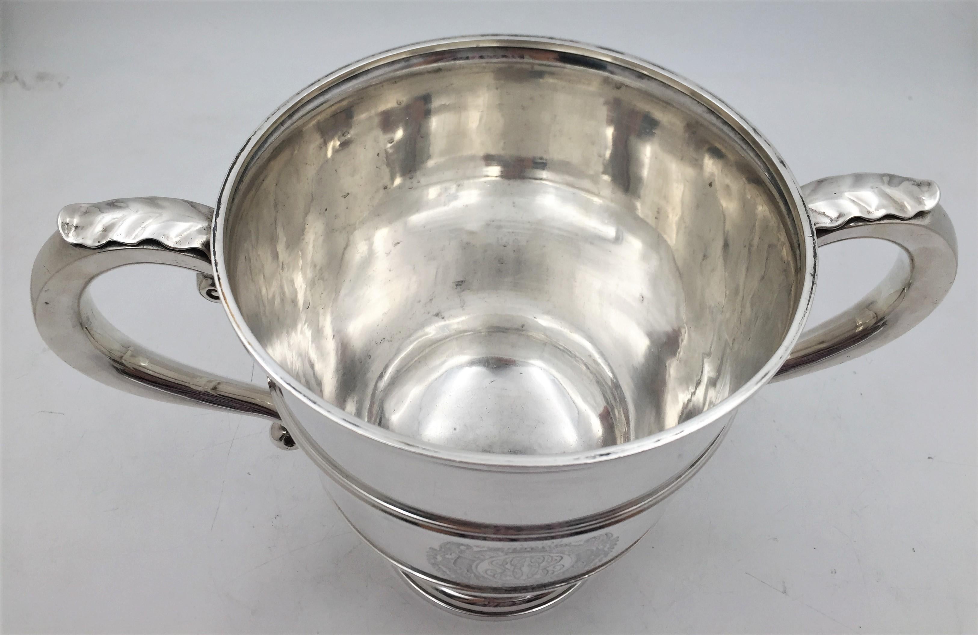 Crichton English Sterling Silver 1917 Two-Handled Trophy/ Urn in Georgian Style 1