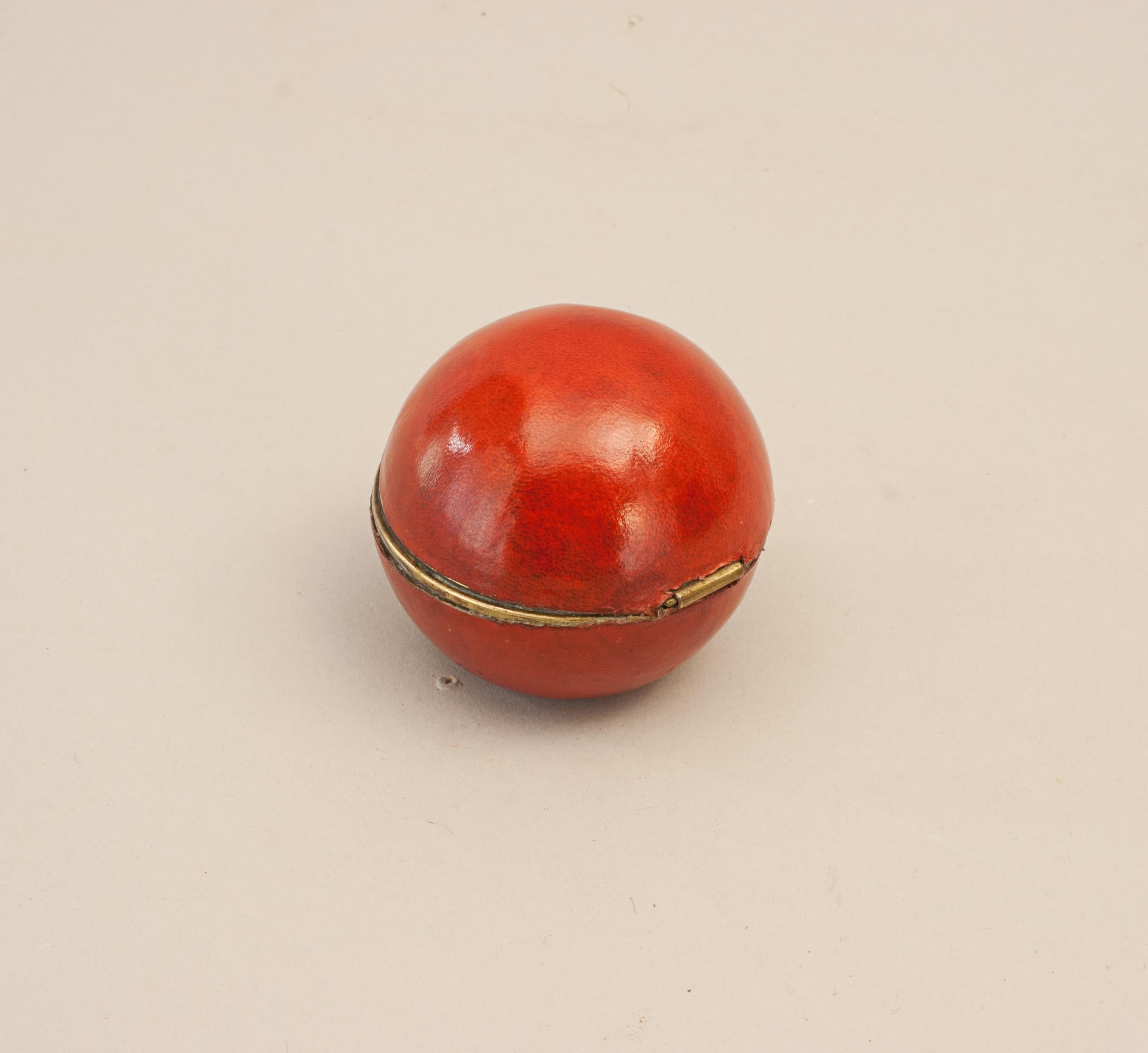 British Cricket Ball Inkwell For Sale