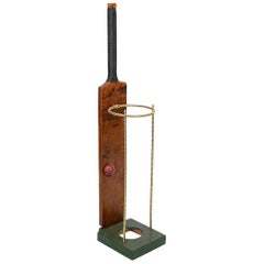 Vintage Cricket Bat Cane Stand