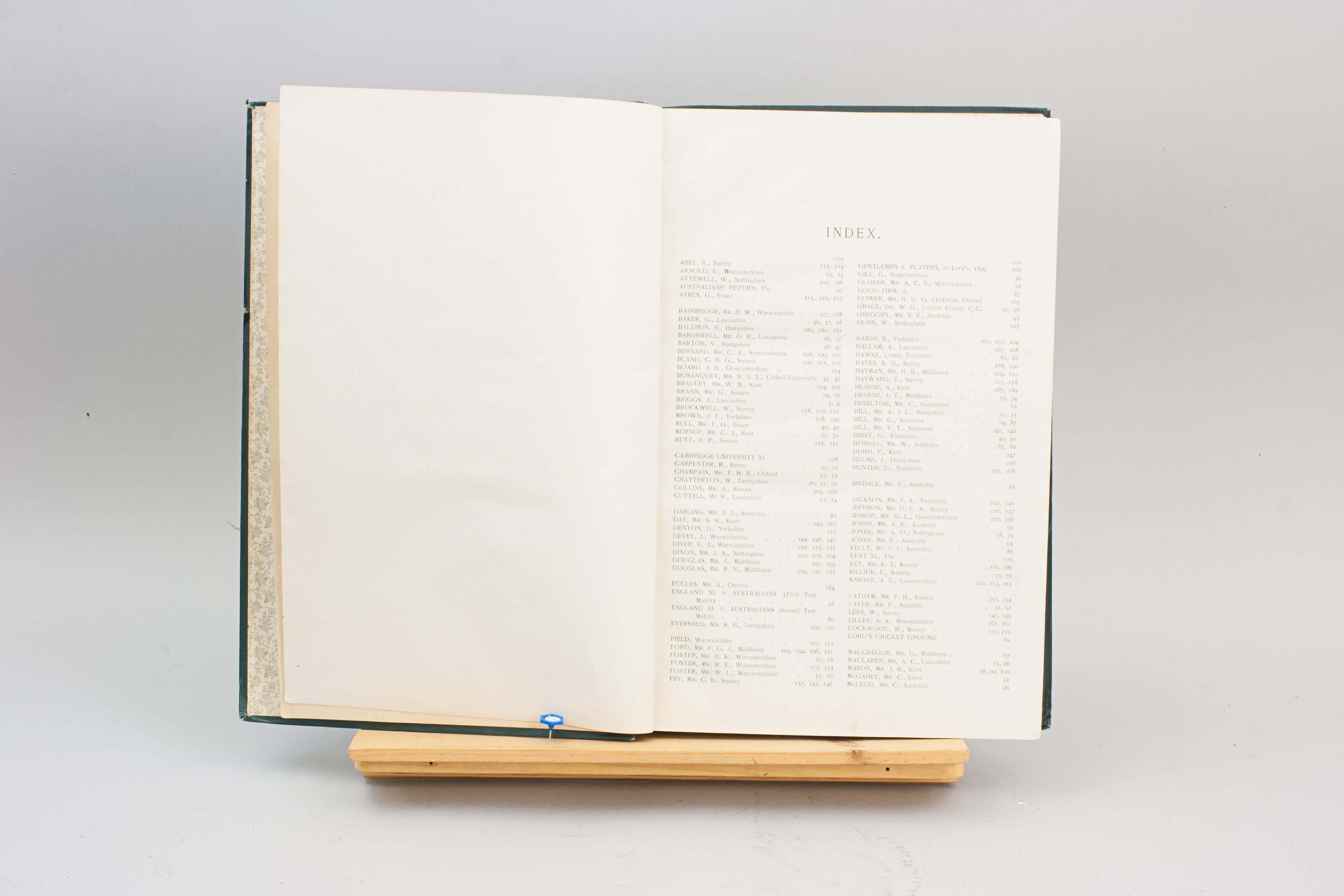 Cricket Book, C.b Fry In Good Condition For Sale In Oxfordshire, GB