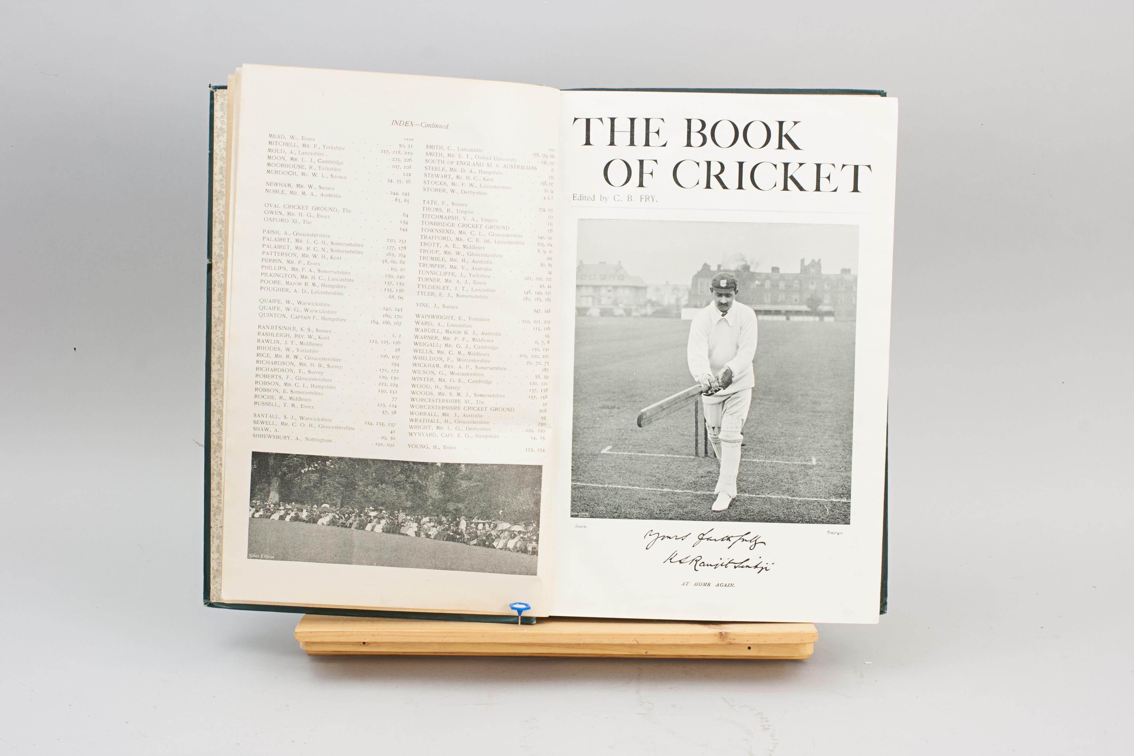 Late 19th Century Cricket Book, C.b Fry For Sale