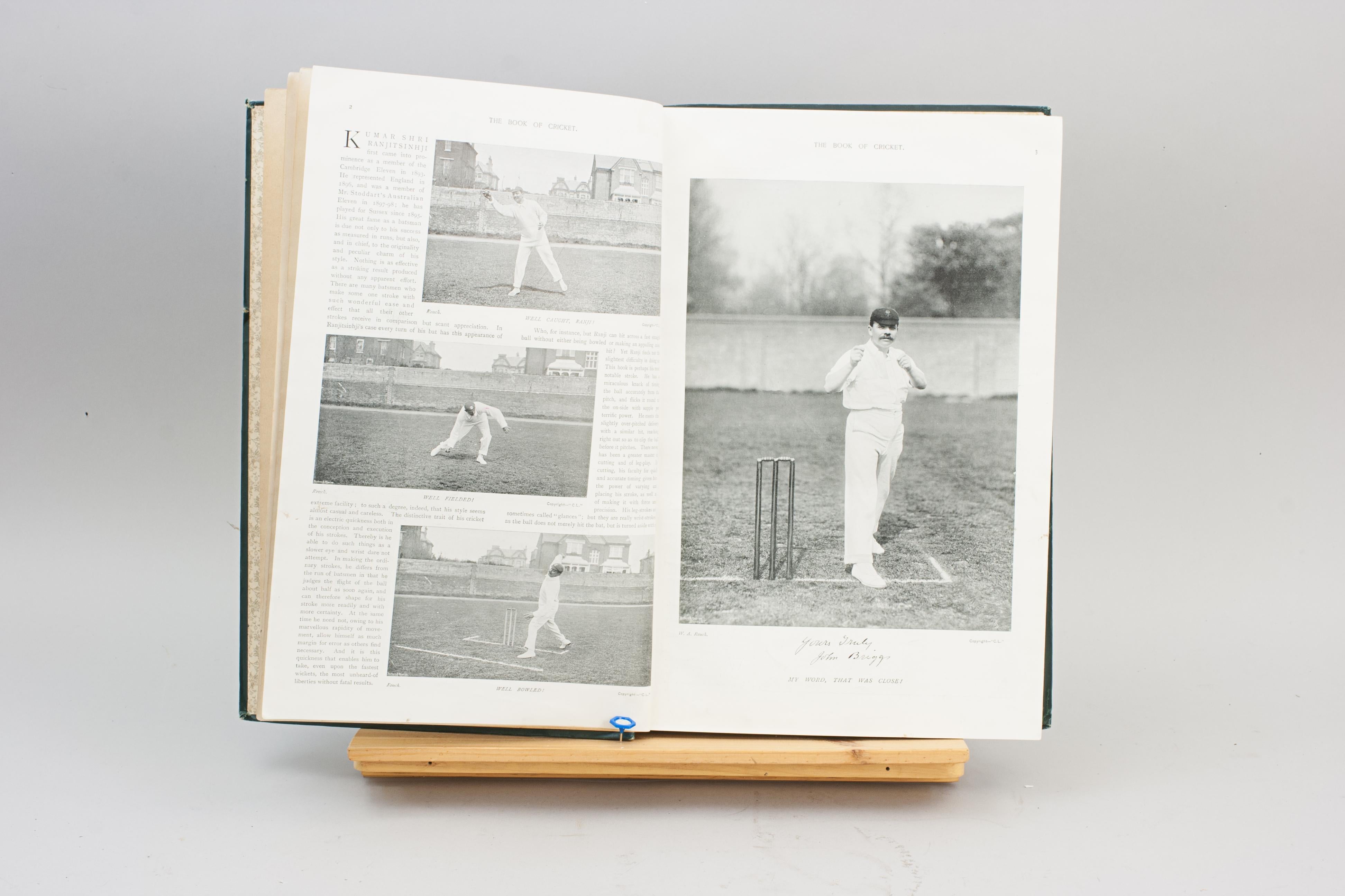 Paper Cricket Book, C.b Fry For Sale