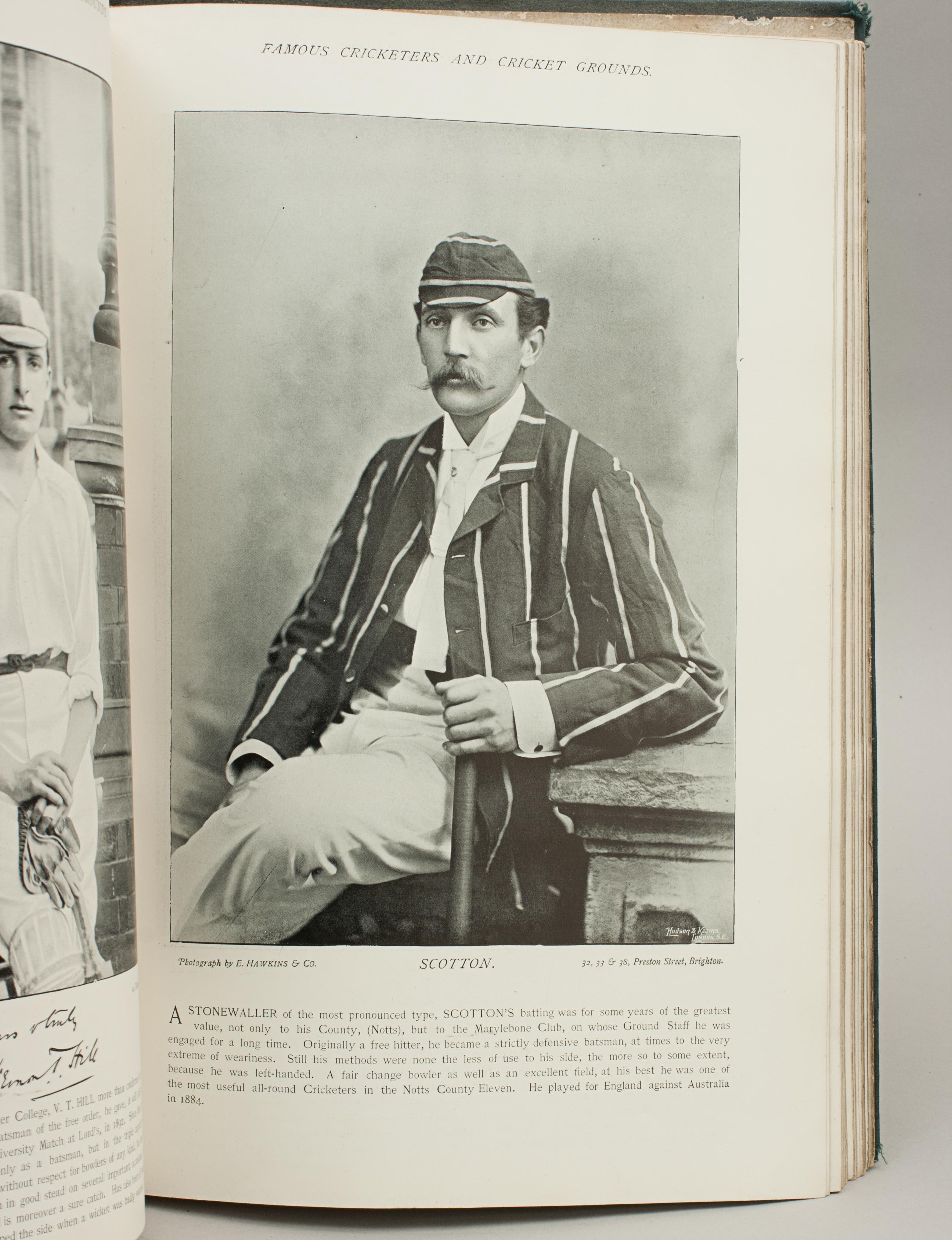 Cricket Book, Famous Cricketers and Cricket Grounds, 1895 7