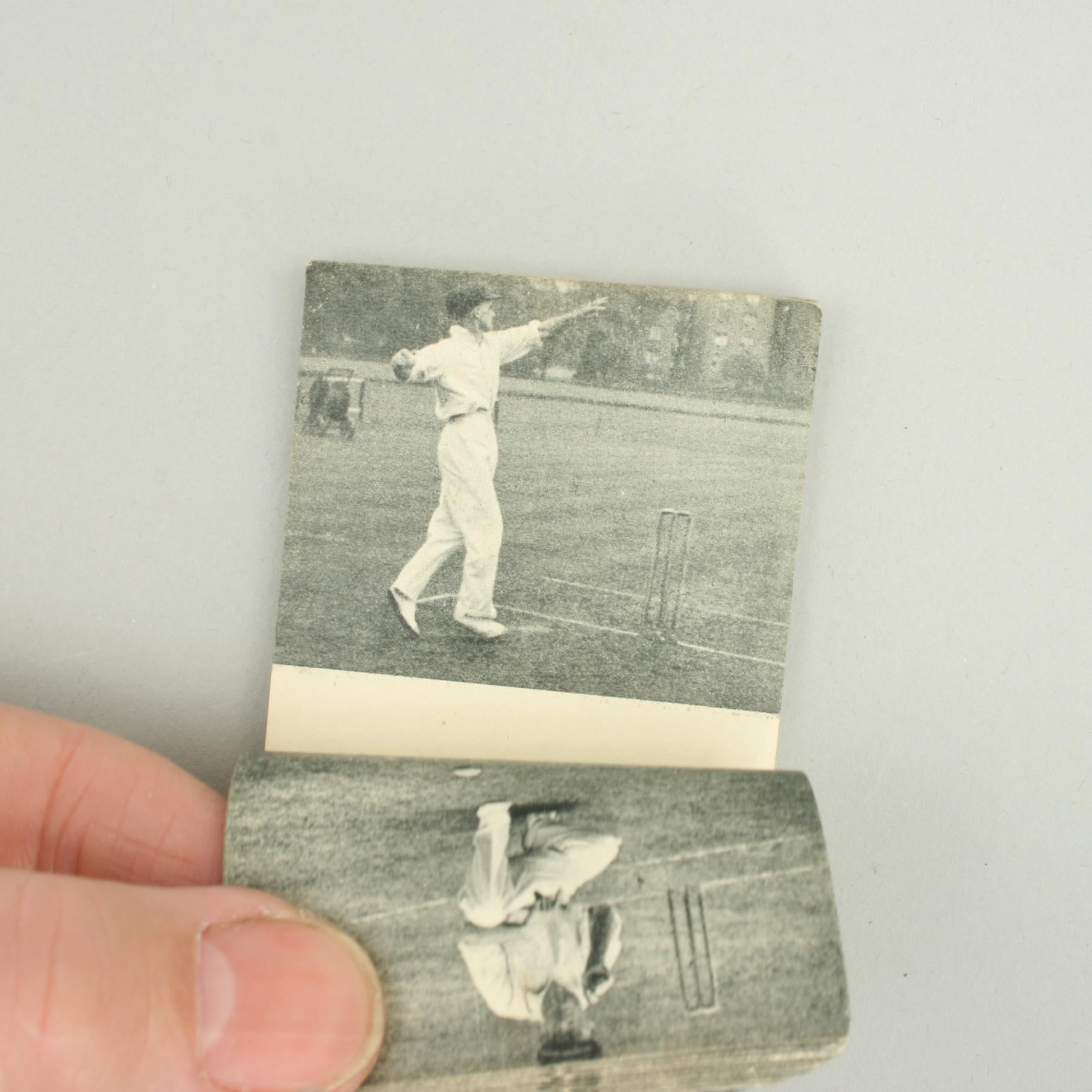 20th Century Vintage Cricket Flicker Book