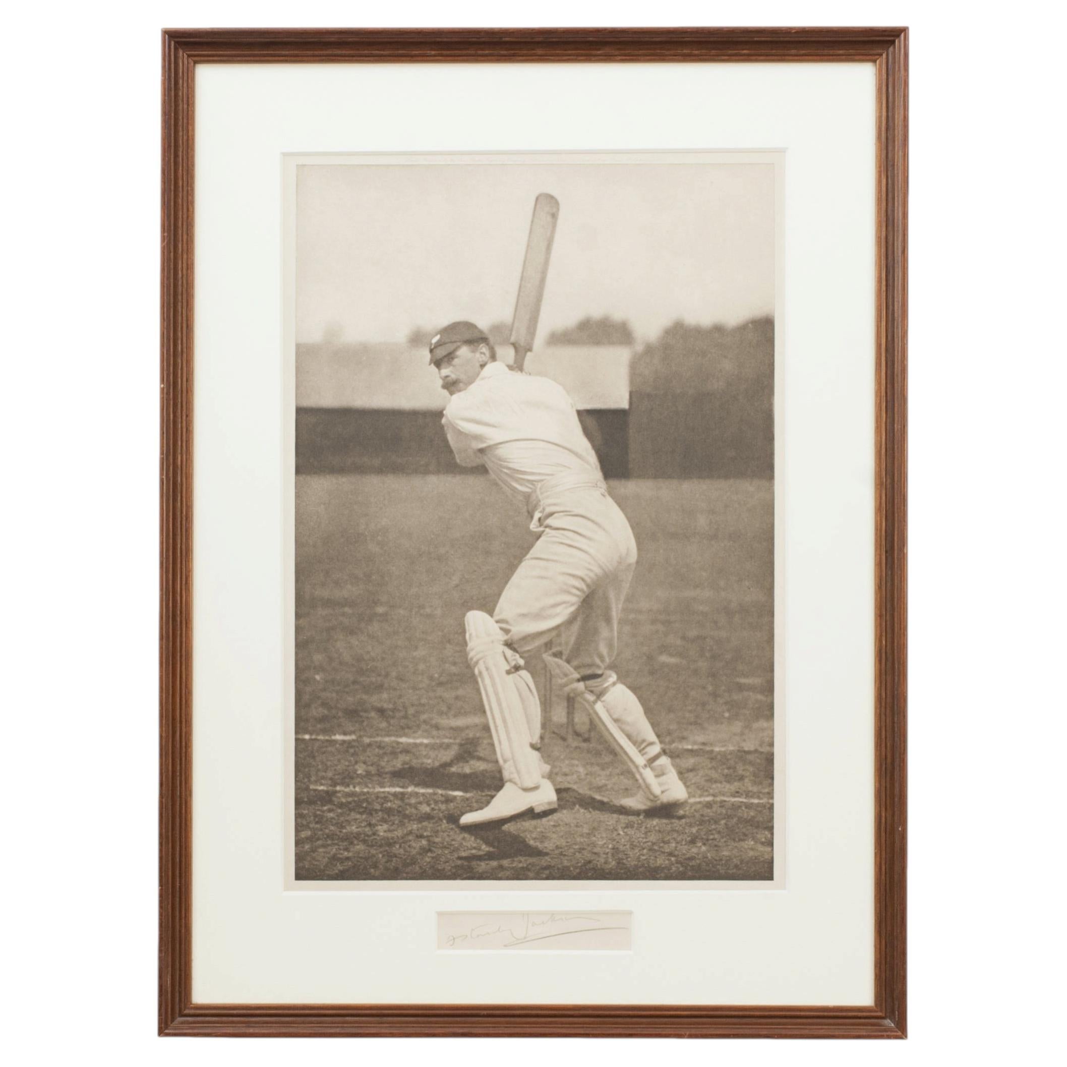Fotograbado De Cricket De Francis Stanley Jackson en venta