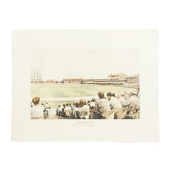 Cricket Print, England v. West Indies at the Oval, by Arthur Weaver