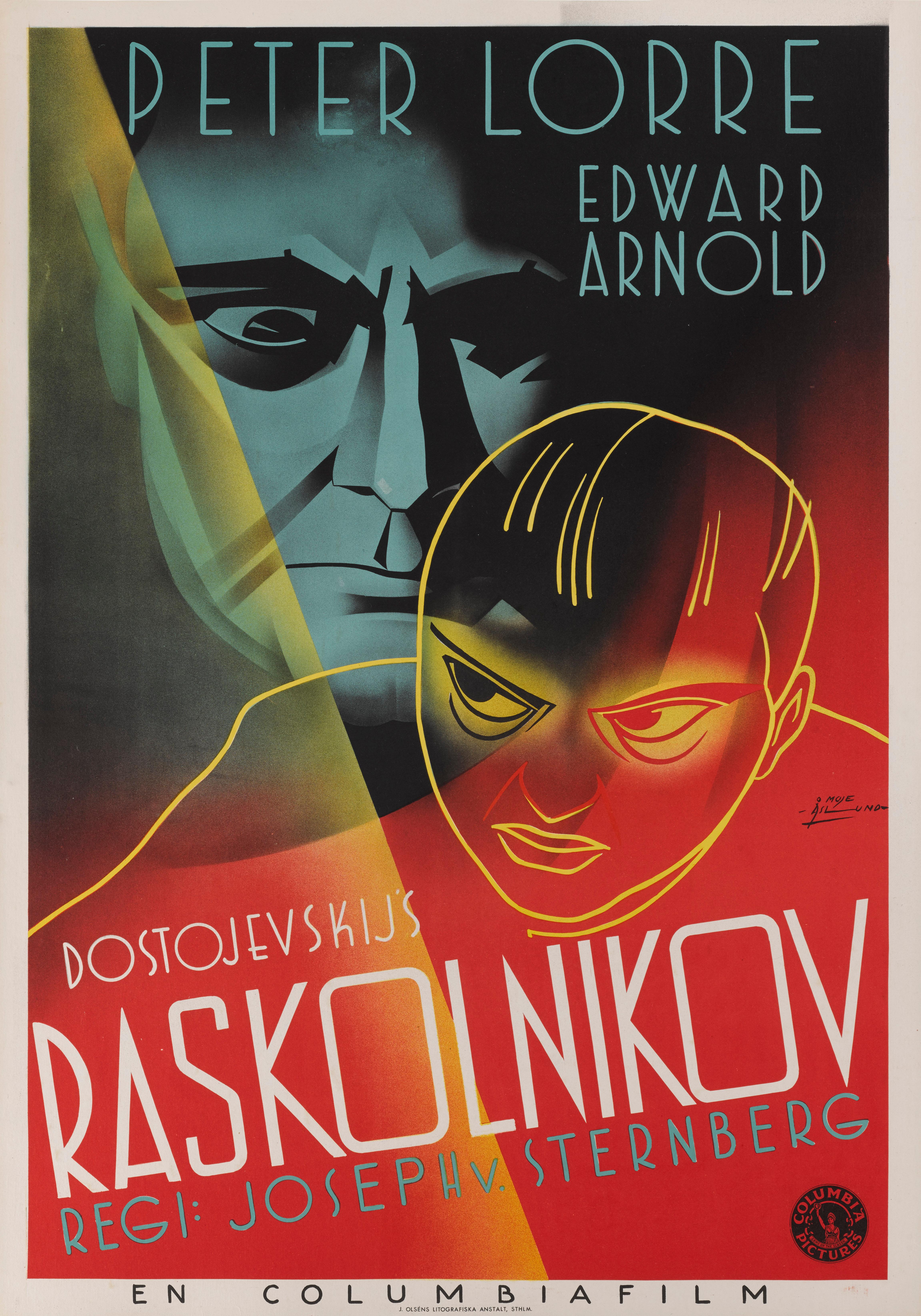 Cartel original sueco de 1935.
Esta película fue dirigida por Josef von Sternberg, cuya ilustre carrera abarcó la transición de la era muda a la sonora. Se le conoce sobre todo por su trabajo con Marlene Dietrich en la década de 1930. Crimen y