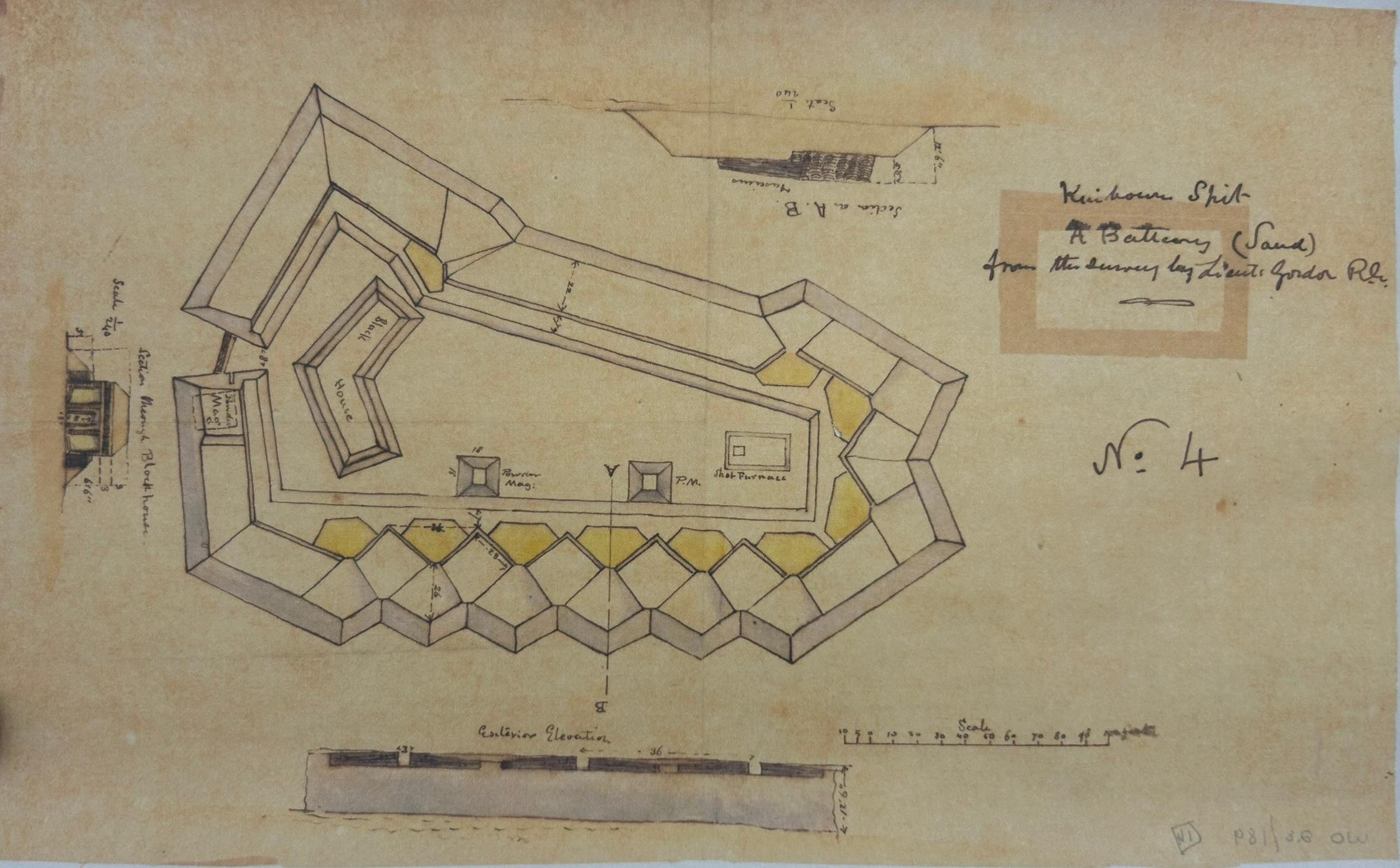 Crimean War Sundial from Kinburn Fort For Sale 3