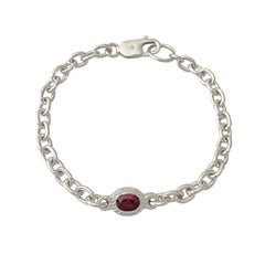 Crimson Core Bracelet, Sterling Silver by True Connexion