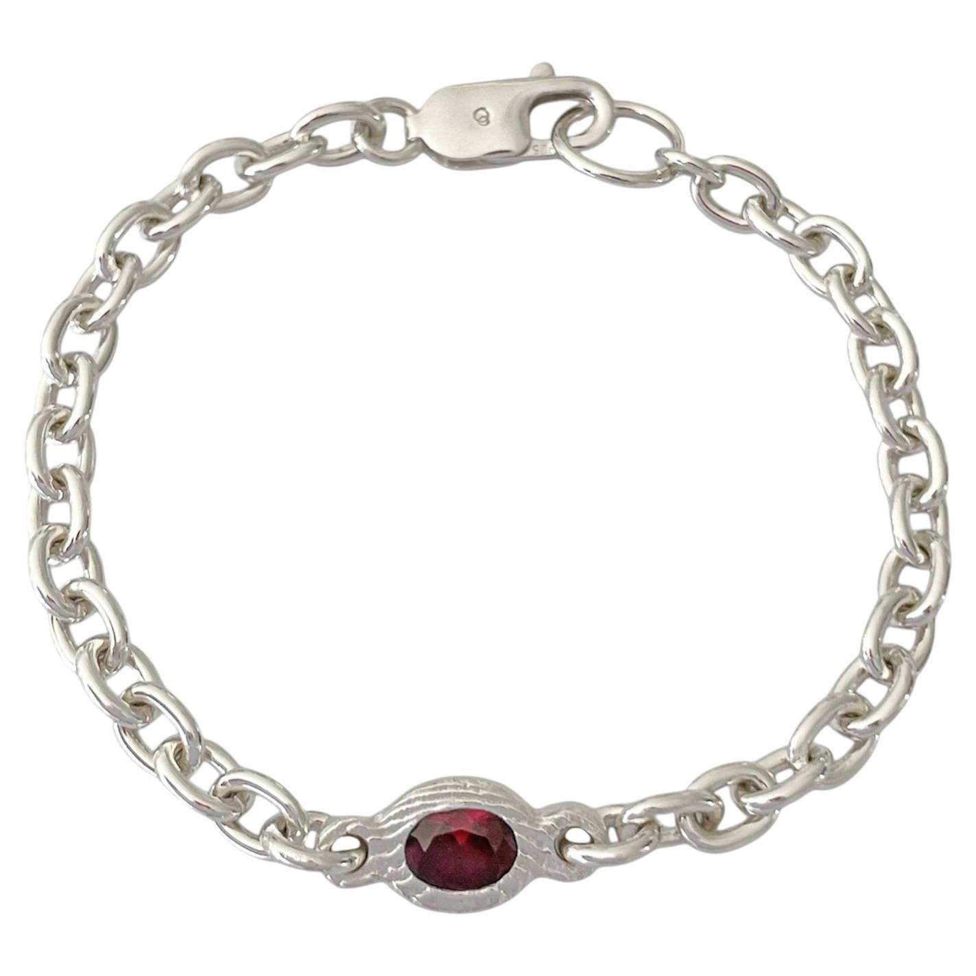 Bracciale Crimson Core, argento sterling di True Connexion in vendita