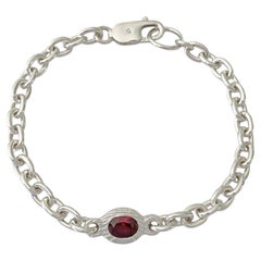 Crimson Core Bracelet, Sterling Silver by True Connexion