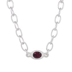 Crimson Core Choker, Sterling Silver by True Connexion
