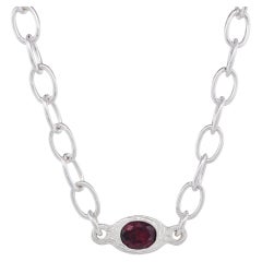 Crimson Core Choker, Sterling Silver by True Connexion