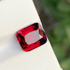 Mélange de pierres précieuses en vrac : grenats rhodolites rouge cramoisi, taille coussin, pour la création de bagues