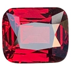 Mélange de pierres précieuses en vrac : grenats rhodolites rouge cramoisi, taille coussin, pour la création de bagues