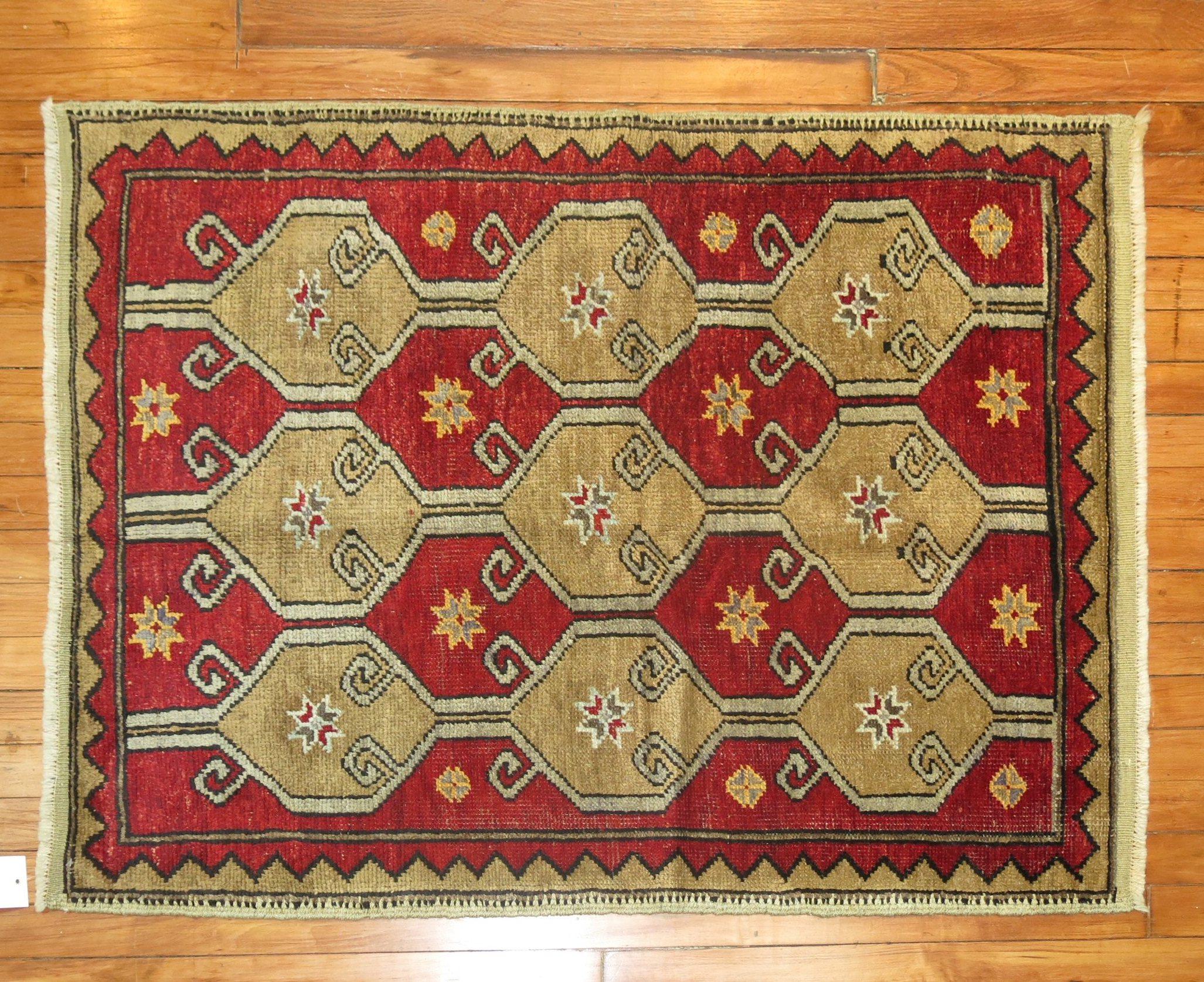 red turkish carpet