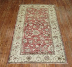 Zabihi Collection Crimson Red Turkish OushakCarpet