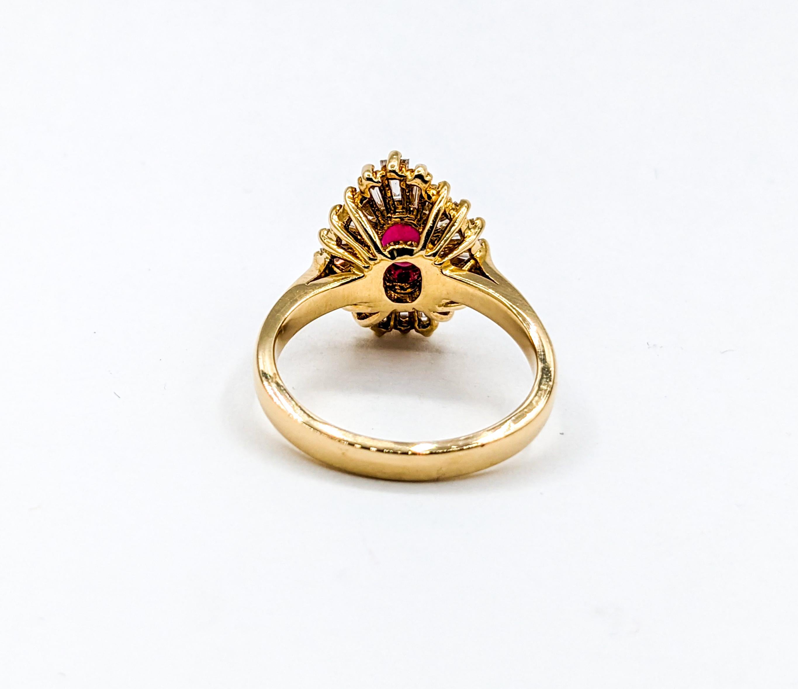crimson gold ring