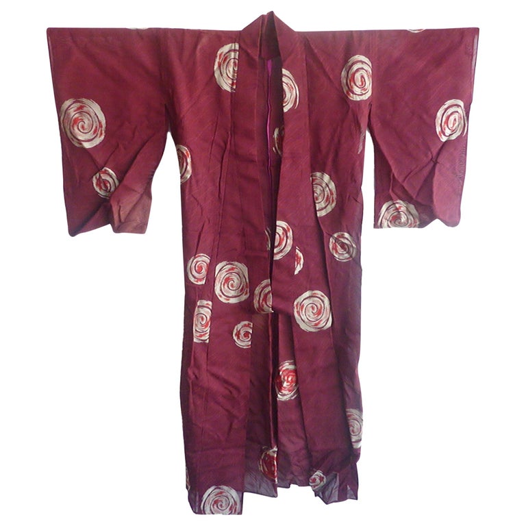 Crimson Swirl Vintage Japanese kimono For Sale at 1stDibs marc jacobs