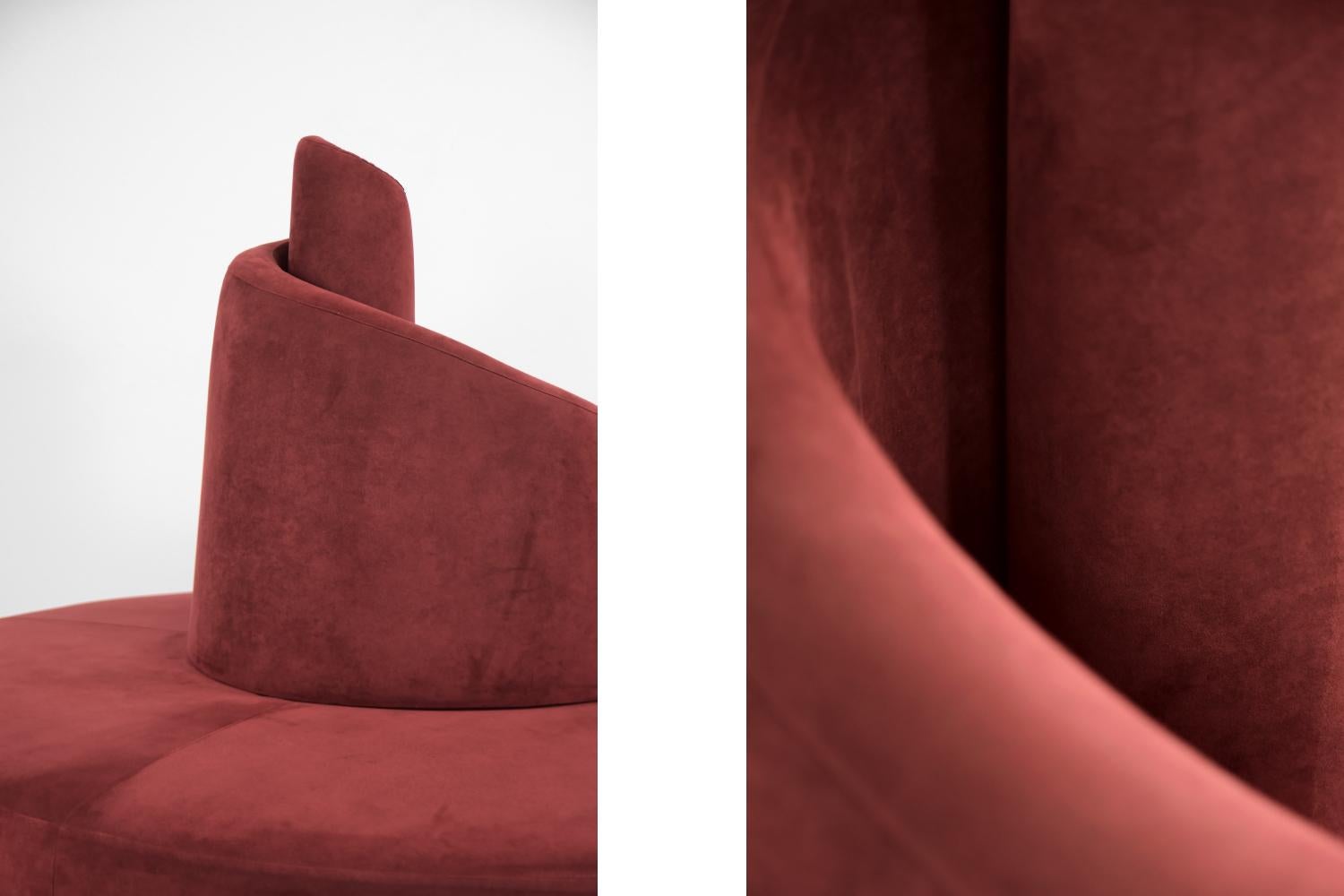 Vintage Modern Crimson Tatlin Sofa by Mario Cananzi&Roberto Semprini for Edra 4