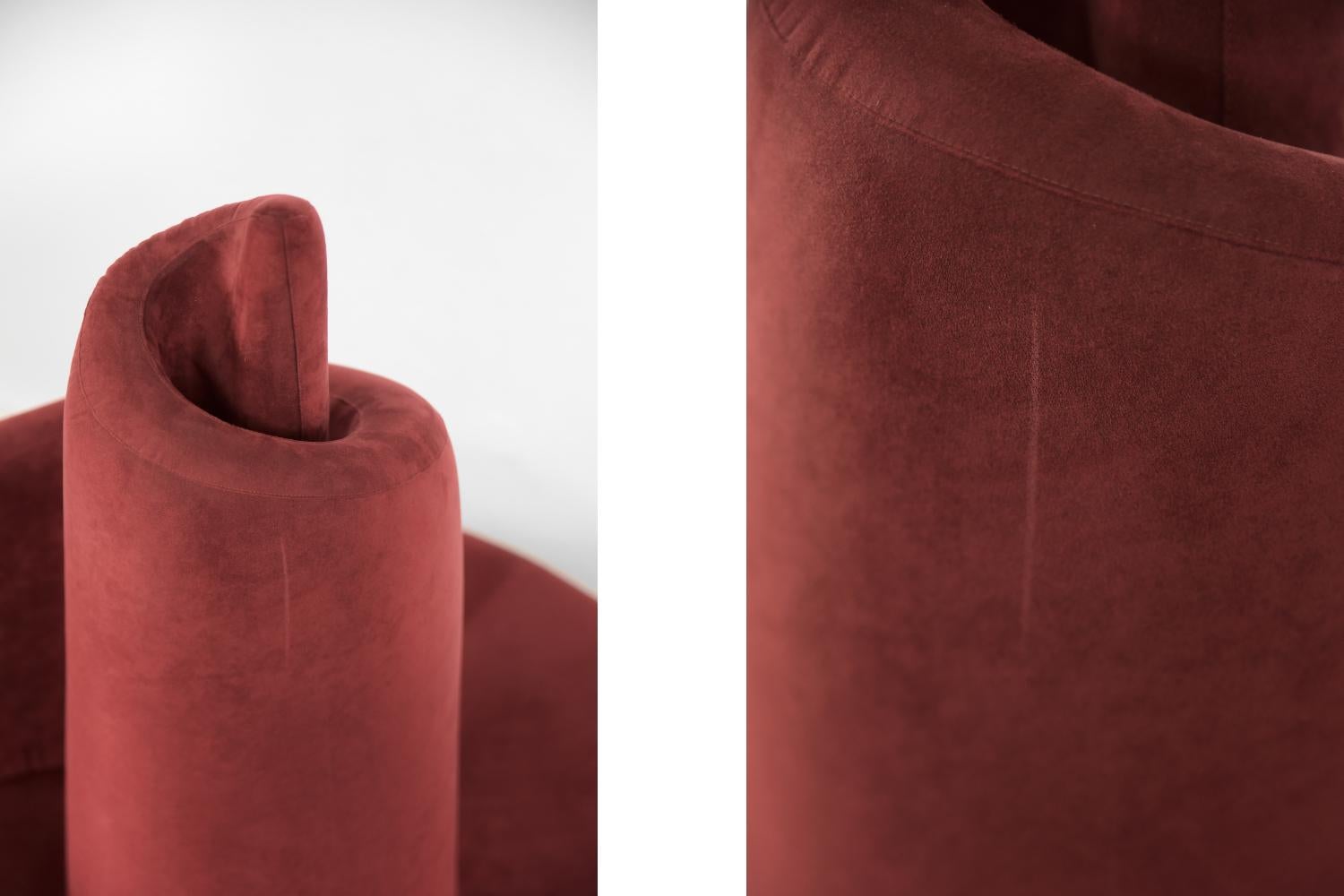 Vintage Modern Crimson Tatlin Sofa by Mario Cananzi&Roberto Semprini for Edra 5