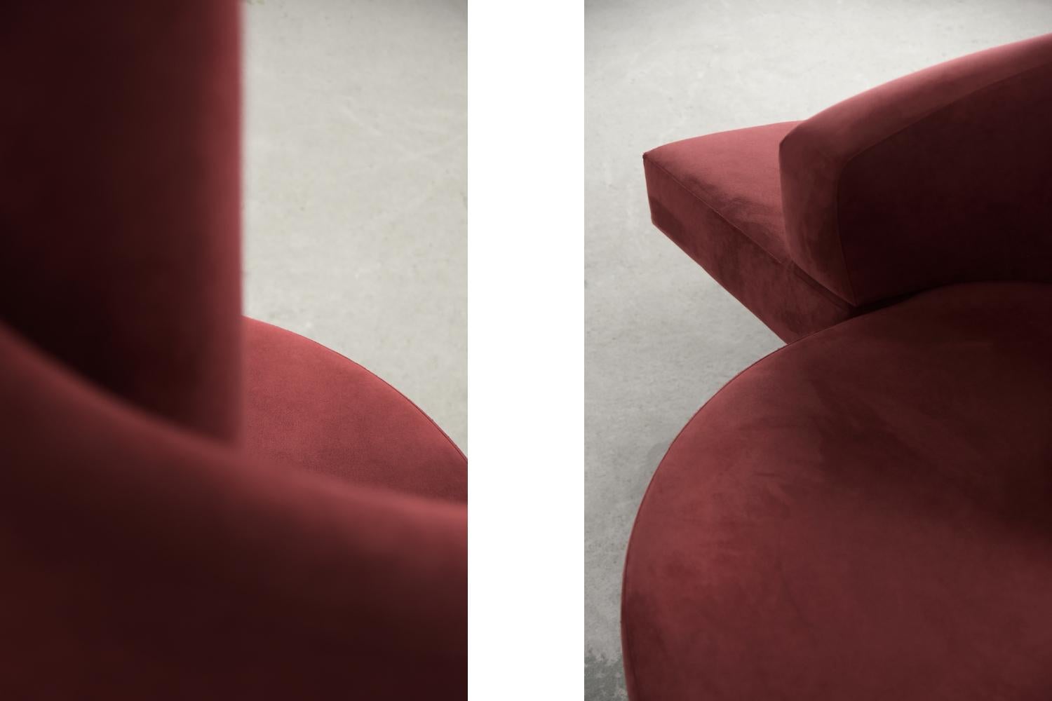 Vintage Modern Crimson Tatlin Sofa by Mario Cananzi&Roberto Semprini for Edra 9