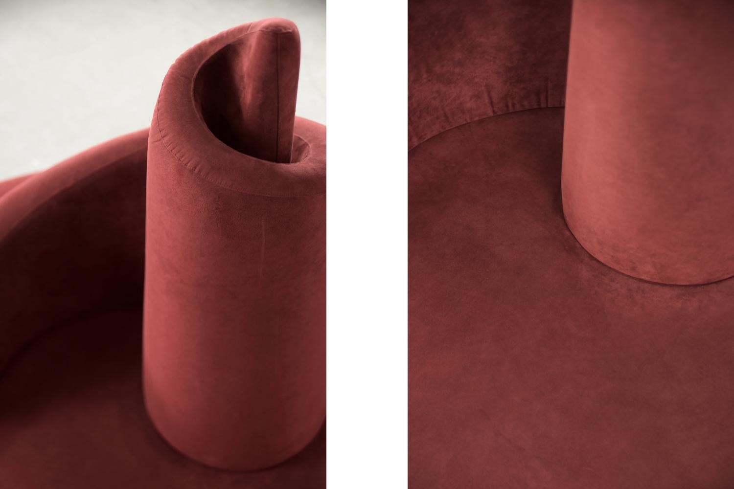 Late 20th Century Vintage Modern Crimson Tatlin Sofa by Mario Cananzi&Roberto Semprini for Edra
