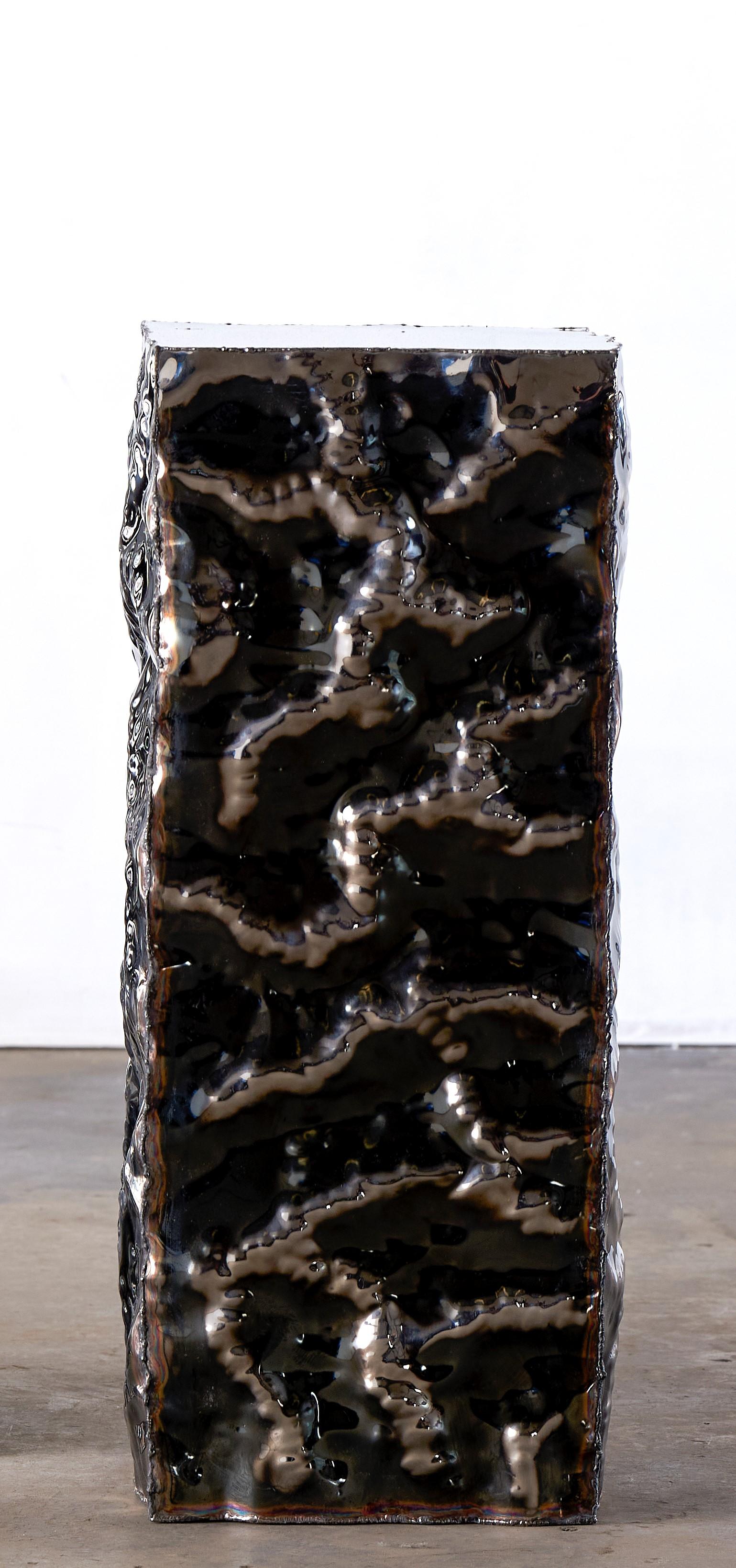 Modern Crinkle Plinth by Michael Gittings For Sale