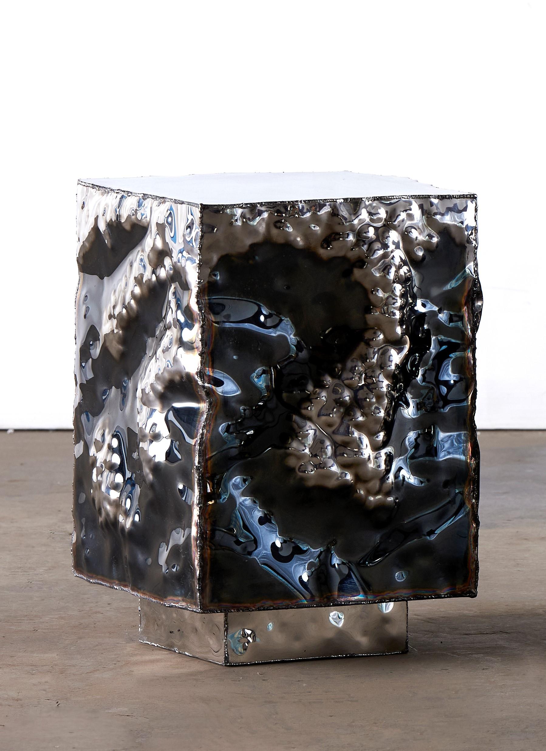Modern Crinkle Side Table II by Michael Gittings For Sale