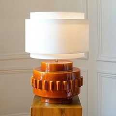 Criptana table lamp - handcrafted scruptural ceramic lamp