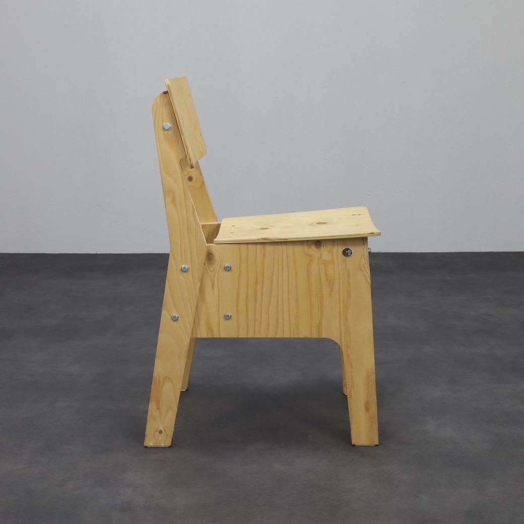 Crisis Chair by Piet Hein Eek In Good Condition For Sale In DE KWAKEL, NL