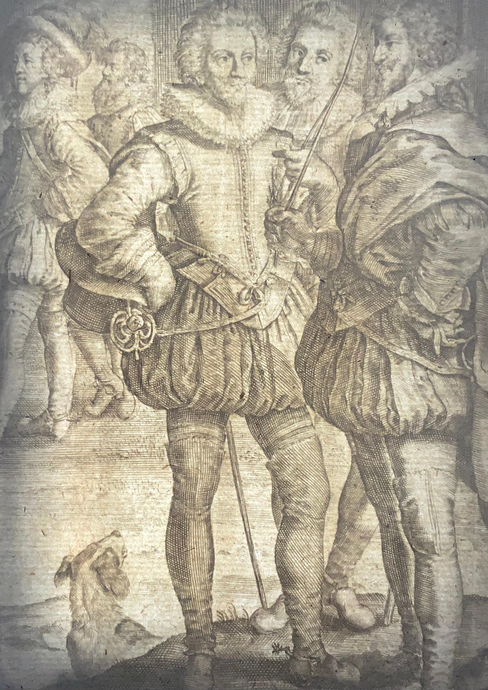 Mid-17th Century Crispijn de Passe II (1597-1670), Equestrian, Horsemanship, Dressage, Riding For Sale