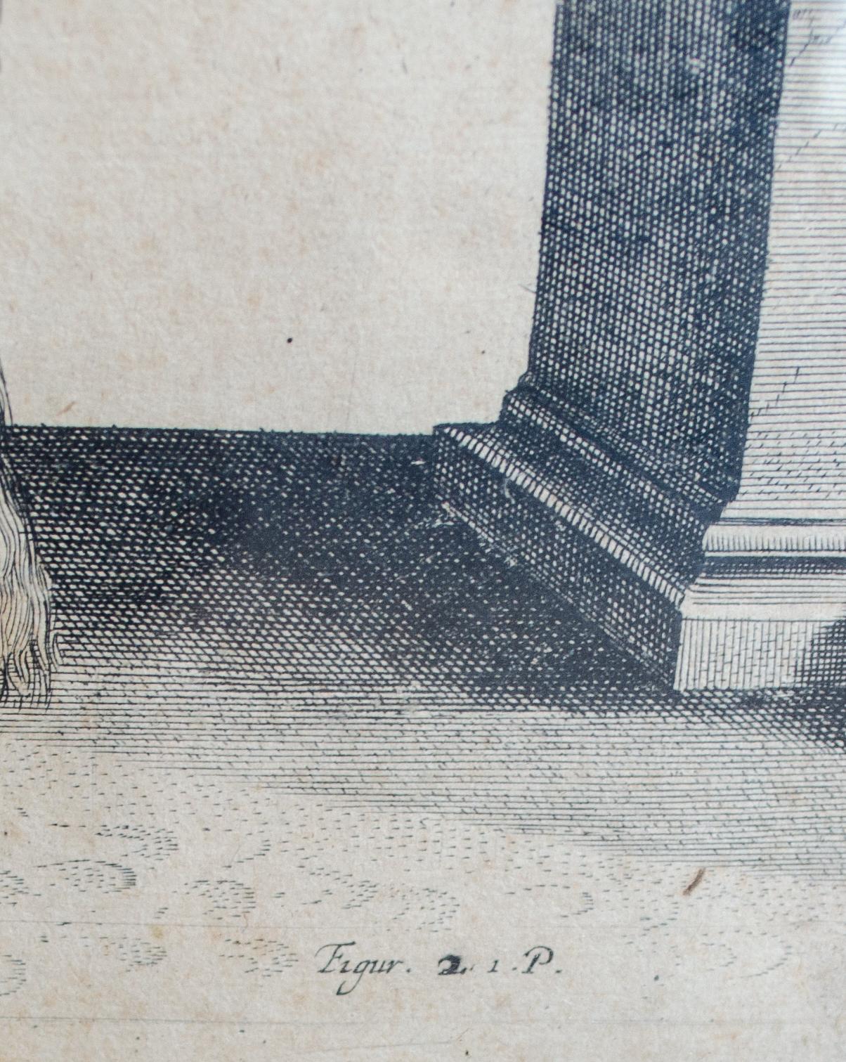 El conde de Montbar, famoso jinete francés, Crispin de Passe Grabado - Portrait Print Gris de Crispin de Passe II