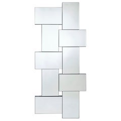 Criss Cross Contemporary Wall Mirror by Deknudt Mirrors
