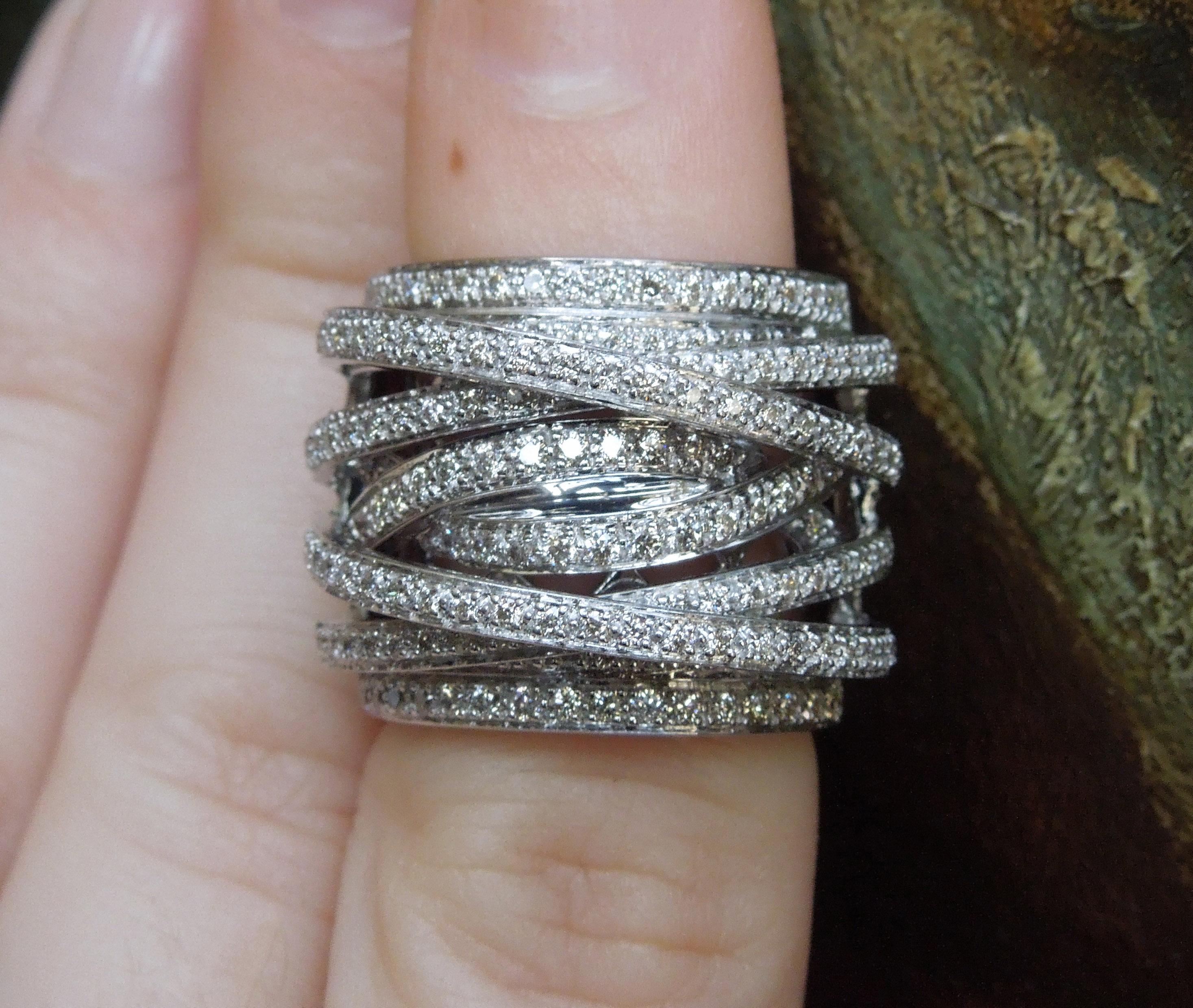 diamond ring multiple bands