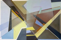 Iambicco Tucson" - pittura astratta geometrica, colorata e architettonica