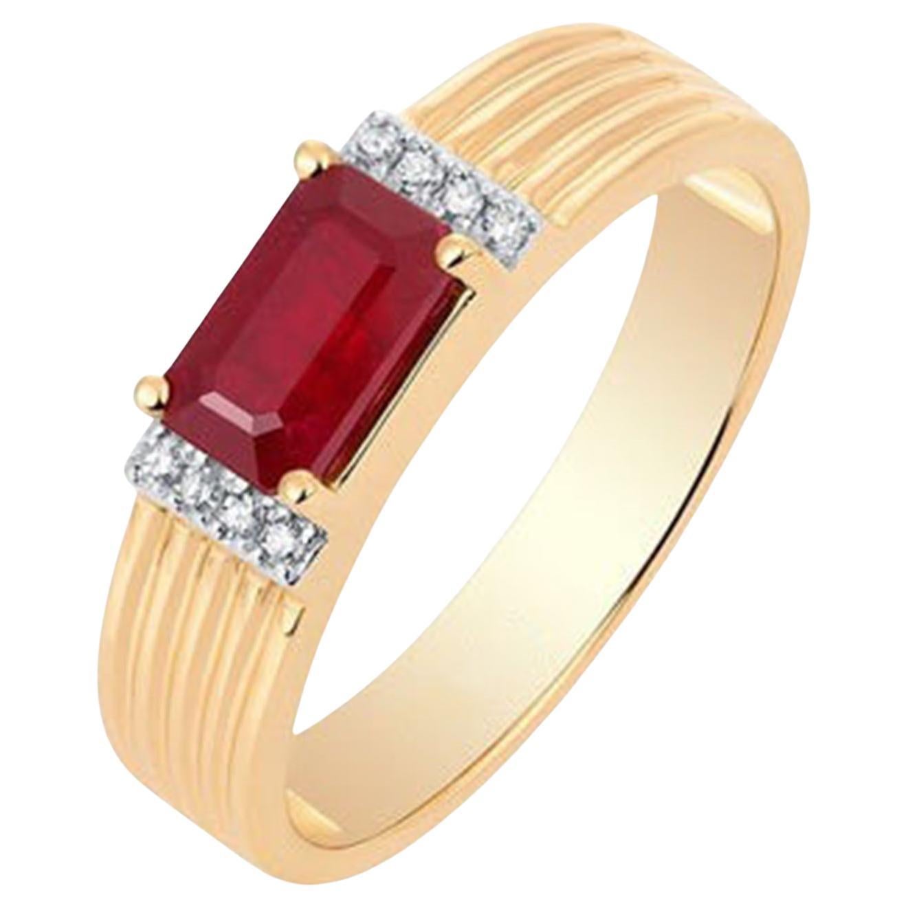 En vente :  Bague croisée poire ronde en or jaune 14K (ou 18k sur demande) diamant