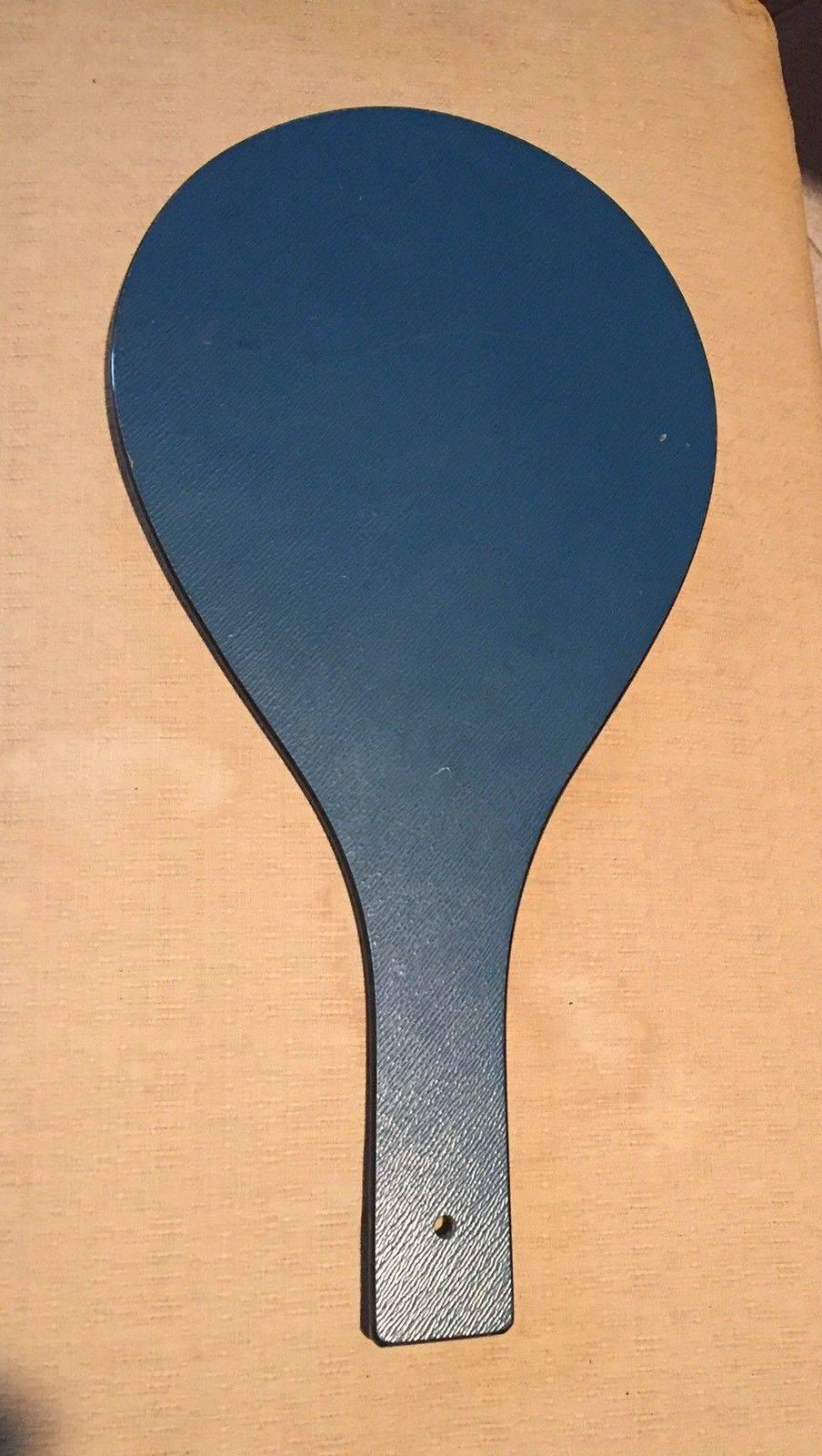 Cristal Art Blue Glass Hand-Held Mirror For Sale 8