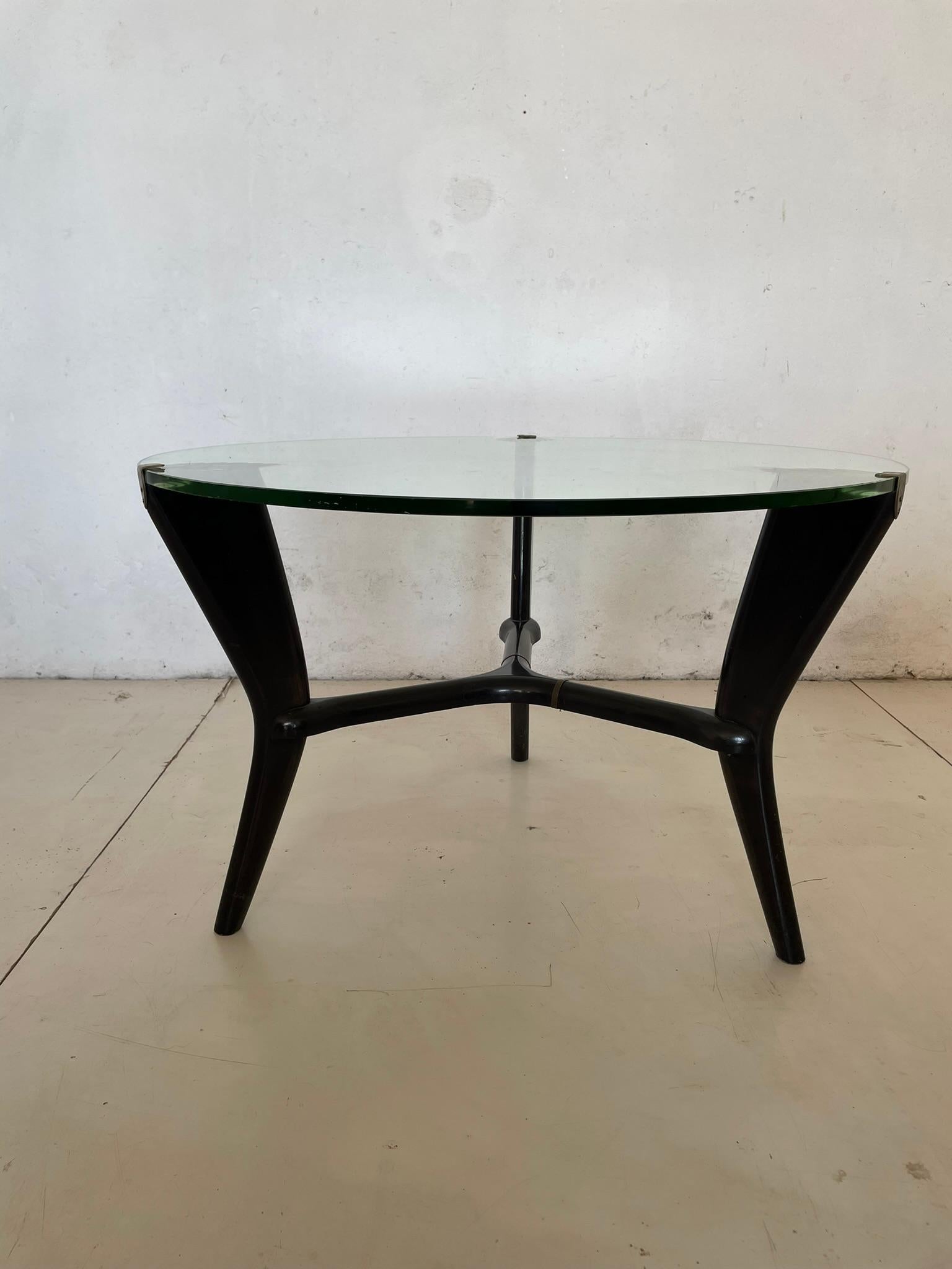 Mesa de centro Cristal Arte, Italia, 1953 en Bueno estado para la venta en Sacile, PN