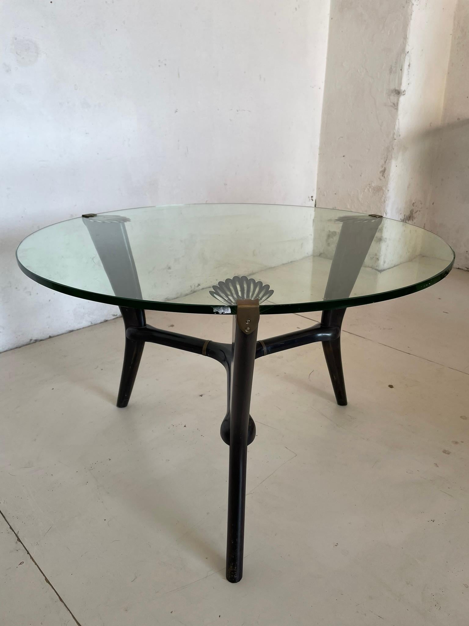 Mesa de centro Cristal Arte, Italia, 1953 en venta 1