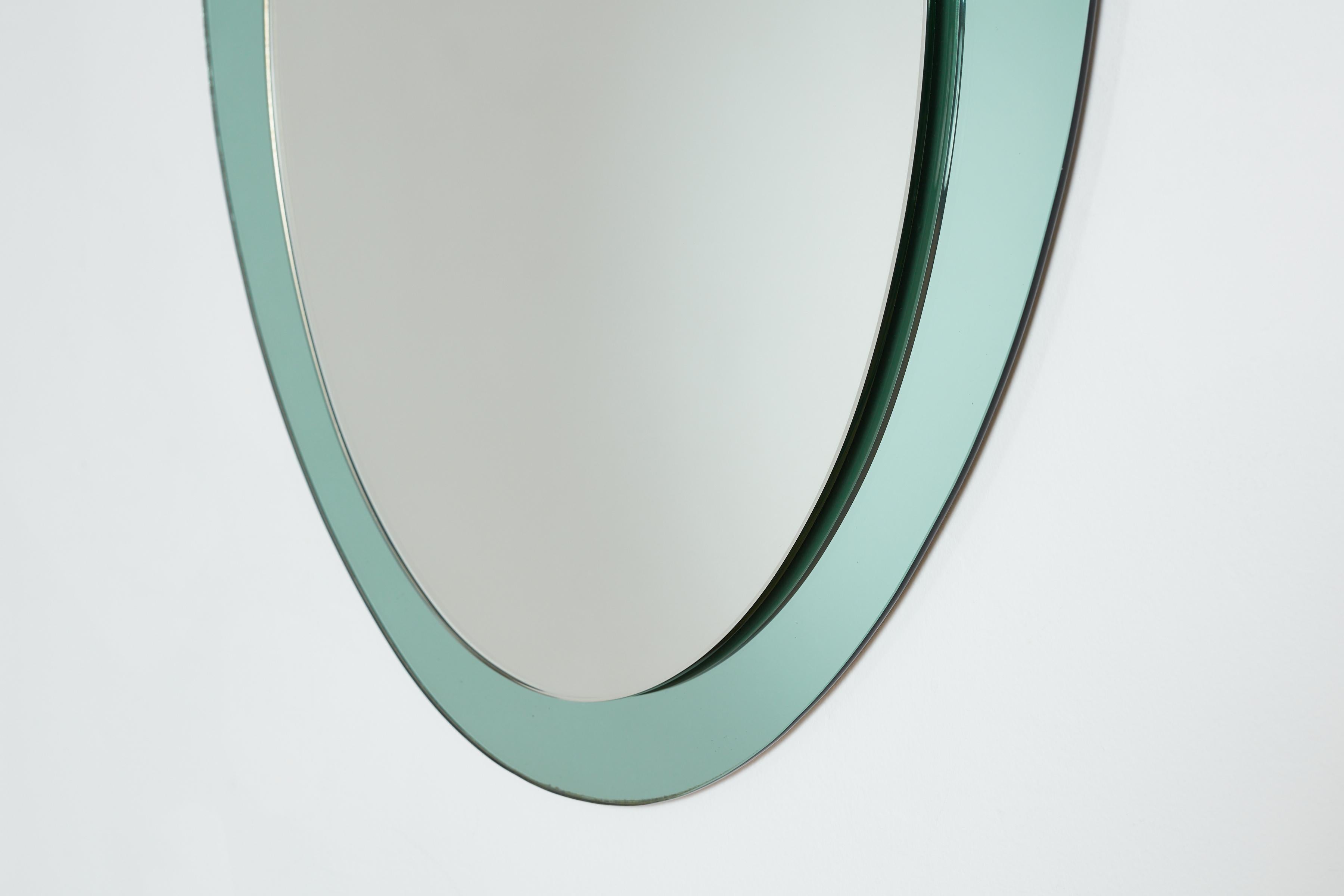 Italian Cristal Art Mirror For Sale