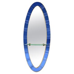 Cristal Art Mirror Glass Italy, 1950s-1960s