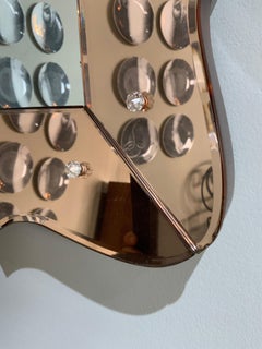 Cristal art mirror Italy 1960