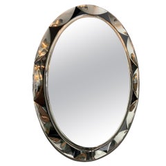 Cristal art mirror Italy 1960