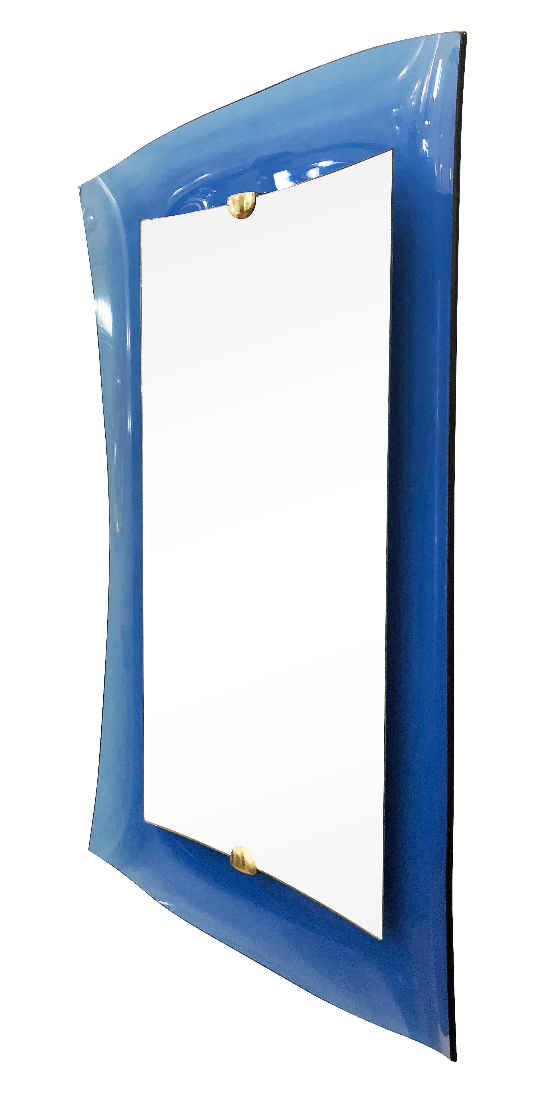 Mid-Century Modern Cristal Art Mirror Model 2712