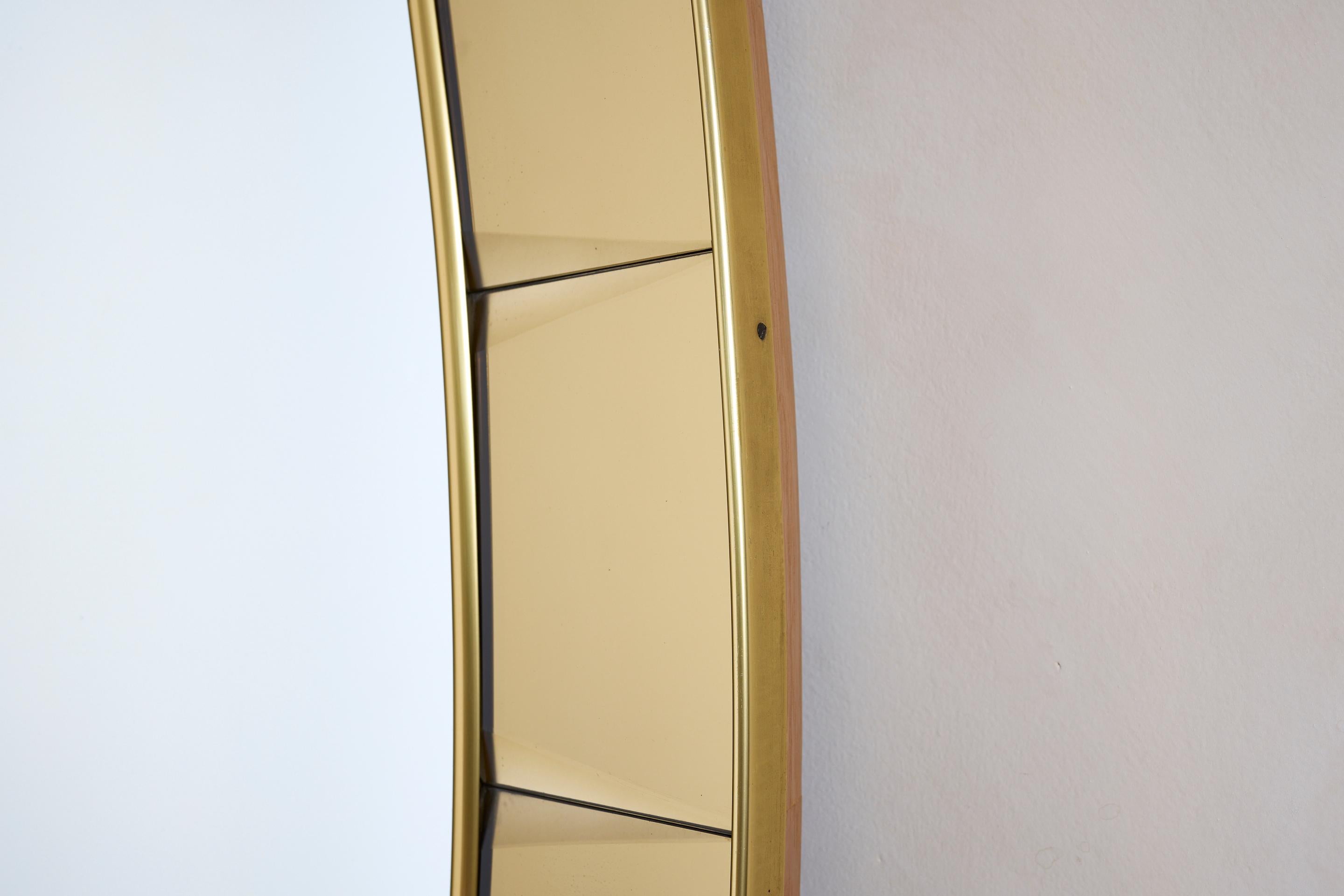 Cristal Art Mirror with Glass Shelf For Sale 3