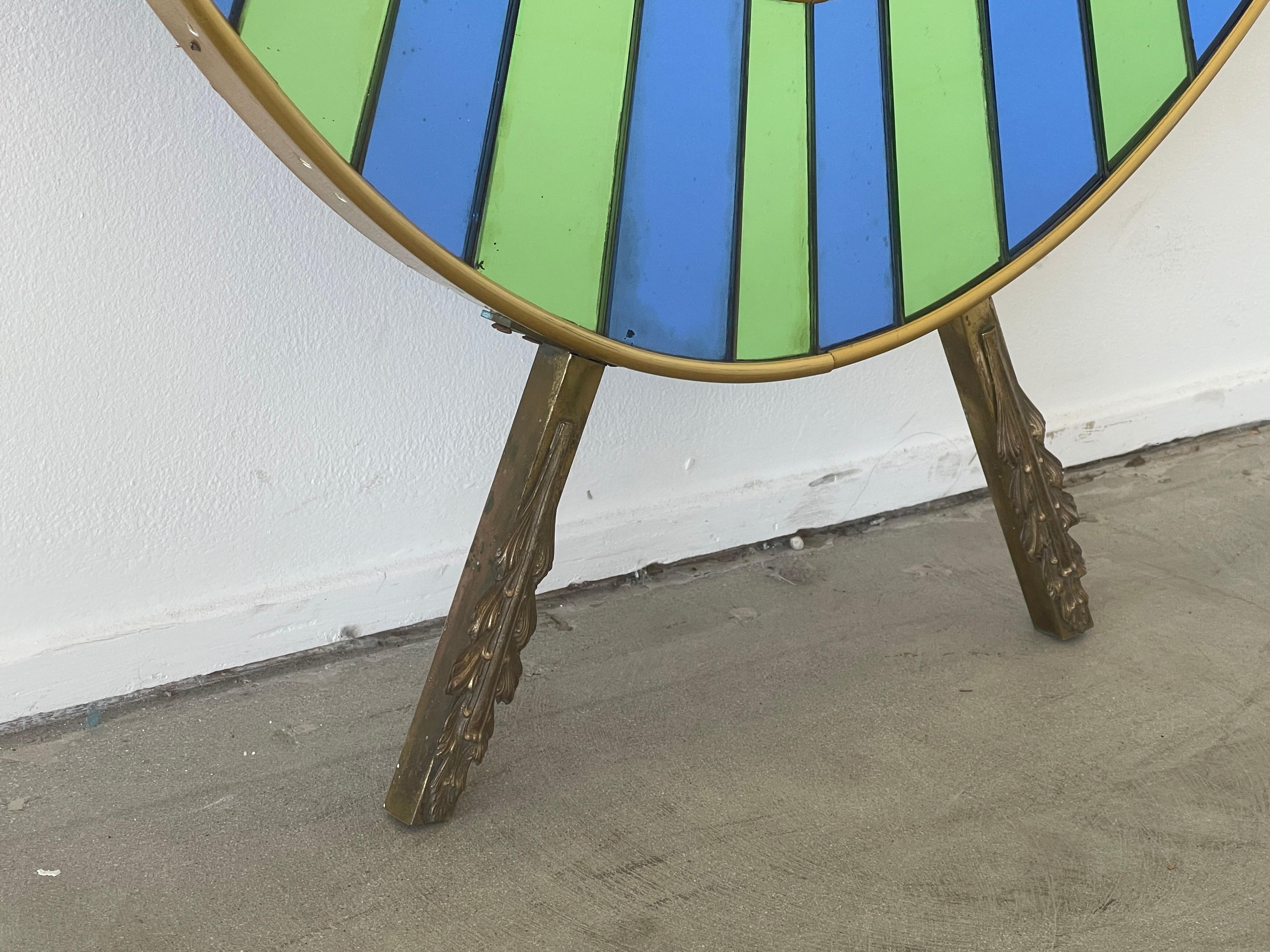 Miroir d'art cristal avec étagère en vente 6
