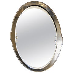 Cristal Art Oval Mirror 50s