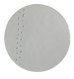 Cristal Art Round Wall Mirror, Italy, 1970s